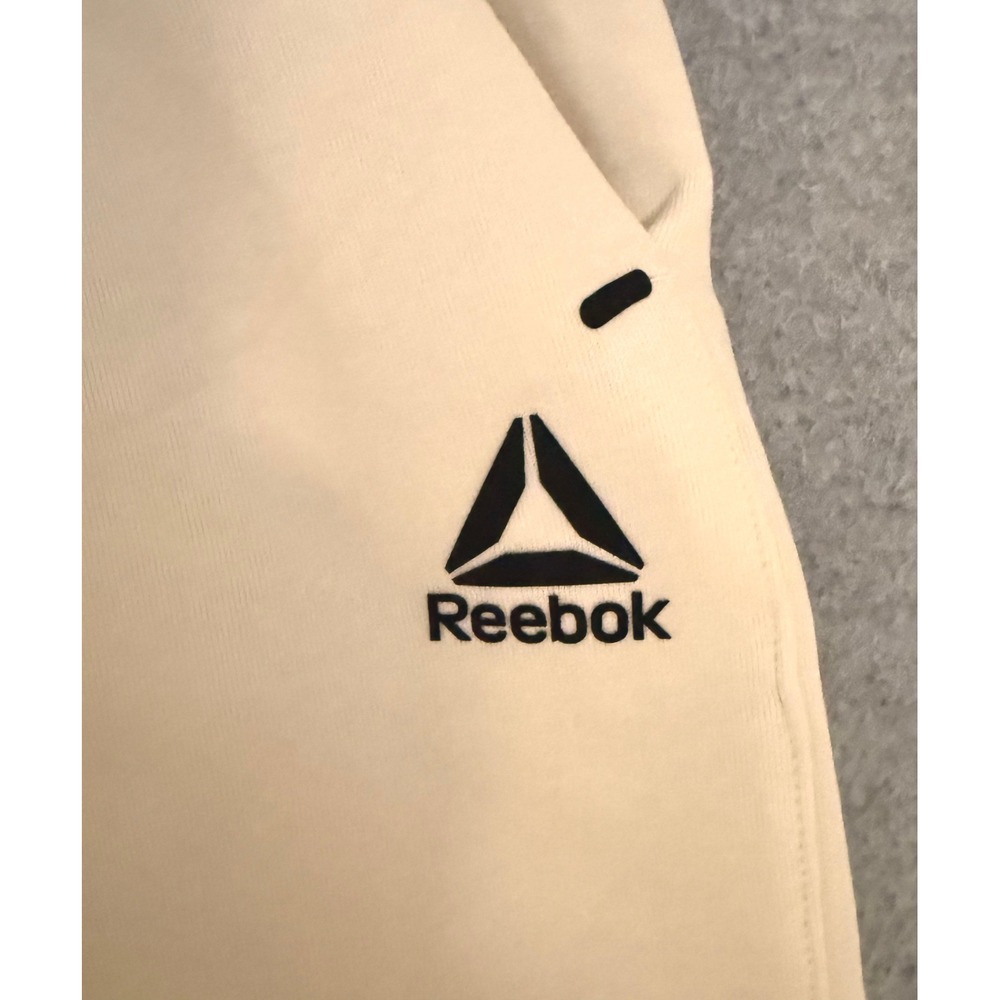 NEW! Reebok Credential Shorts Mens 3XL Silver Birch Cream 9in Inseam Loungewear - Picture 2 of 10